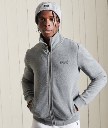 Organic Cotton Vintage Logo Zip Track Top Image 1