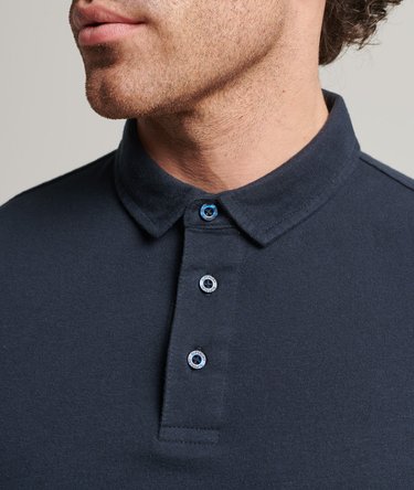 Studios Organic Cotton Jersey Polo Shirt Image 3