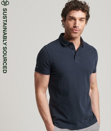 Studios Organic Cotton Jersey Polo Shirt Image 1