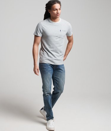 Organic Cotton Vintage Stripe T-shirt Image 2