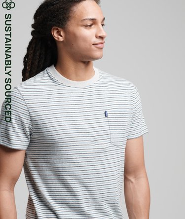 Organic Cotton Vintage Stripe T-shirt Image 1