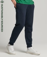 Organic Cotton Vintage Logo Embroidered Joggers