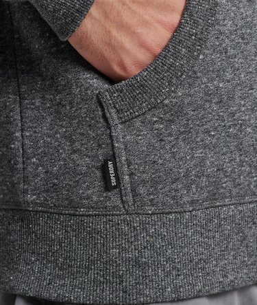 Vintage Logo hoodie van biologisch katoen met borduursel en rits Image 5