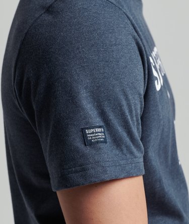 T-shirt chiné Vintage Corporation Logo Image 3