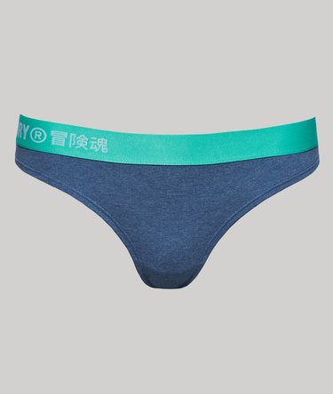 Braguita de bikini de algodón orgánico con logotipo desplazado Image 4