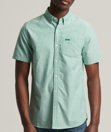 Organic Cotton Vintage Oxford Short Sleeve Shirt Image 2