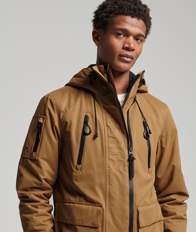 Veste Coupe-Vent Superdry Homme Noir Taille S – Windattacker – Capuche – Occasion