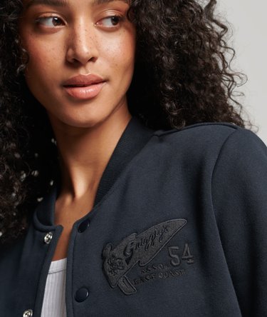 Collegiate Bomberjacke aus Jersey Image 4