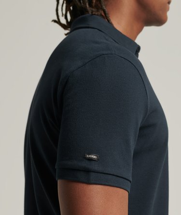 Organic Cotton Pique Polo Shirt Image 3