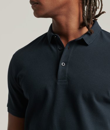 Organic Cotton Pique Polo Shirt Image 2