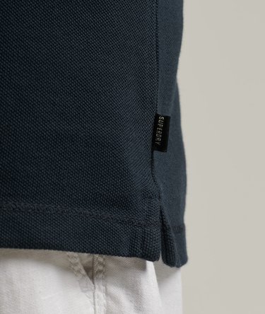 Organic Cotton Pique Polo Shirt Image 4