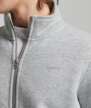 Chaqueta de chándal de algodón orgánico con logotipo Vintage Logo Image 3