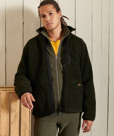 Zapinana na zamek bluza dresowa Vintage Logo z wyszywanym nadrukiem Image 5