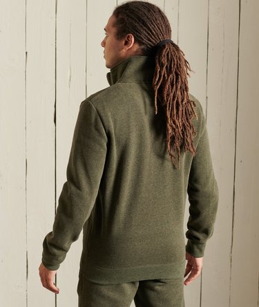 Zapinana na zamek bluza dresowa Vintage Logo z wyszywanym nadrukiem Image 3