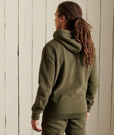 Sweat à capuche zippé brodé avec logo Vintage Image 4