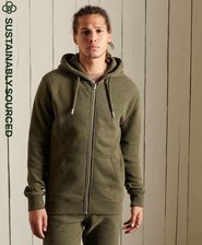 Vintage Logo Embroidered Zip Hoodie