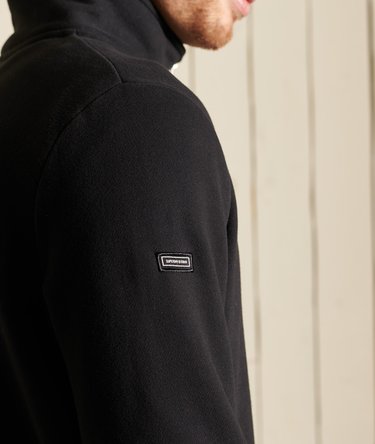 Sudadera de cuello panadero con cremallera y logotipo Vintage Image 5