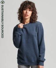 Organic Cotton Vintage Logo Crew Sweatshirt