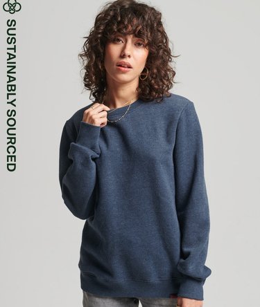 Organic Cotton Vintage Logo Crew Sweatshirt Image 1