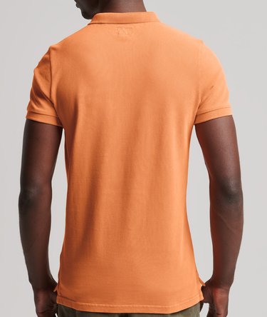 Organic Cotton Vintage Destroy Polo Shirt Image 2