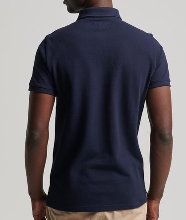 Organic Cotton Vintage Pique Relax Polo Shirt Image 3