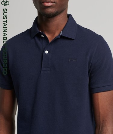 Organic Cotton Vintage Pique Relax Polo Shirt Image 1