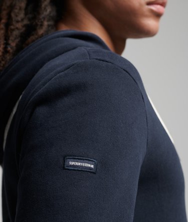 Script Style College Zip Hoodie Image 5