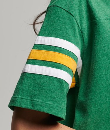 Organic Cotton Vintage Quarterback T-Shirt Image 4