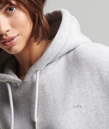 Vintage Logo Embroidered Oversized Hoodie Dress Image 4