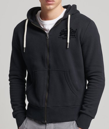 Vintage Logo Tonal Zip Hoodie Image 2