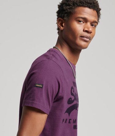 T-shirt ton sur ton Vintage Logo Image 5
