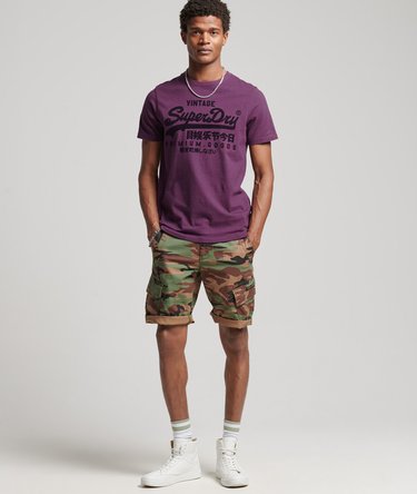 T-shirt ton sur ton Vintage Logo Image 3