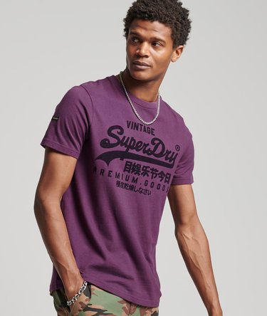 T-shirt ton sur ton Vintage Logo Image 1