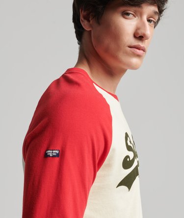Vintage Logo Raglan Long Sleeved Top Image 5