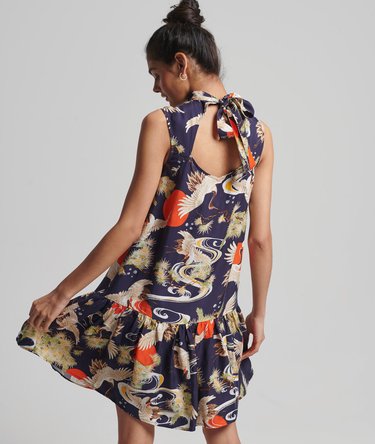 Vintage Woven Mini Dress Image 3