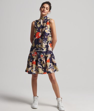 Vintage Woven Mini Dress Image 2