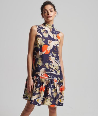 Vintage Woven Mini Dress Image 1