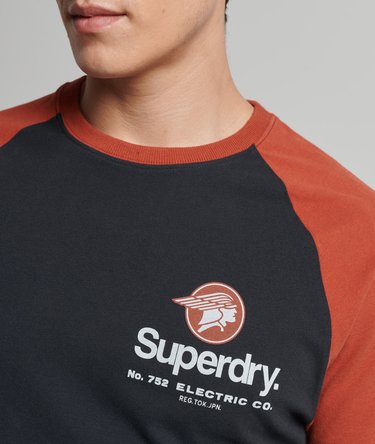 Core Logo Graphic Raglan T-Shirt Image 4
