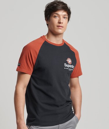 Core Logo Graphic Raglan T-Shirt Image 1