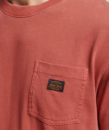 T-shirt con taschino in cotone biologico Vintage Image 3