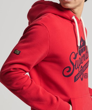 Vintage hoodie met geschreven tekst Image 4