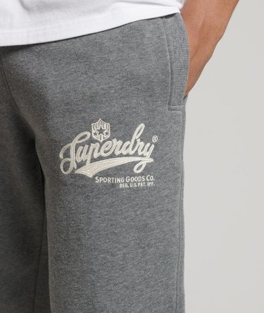 Vintage Script Style College Joggers Image 5
