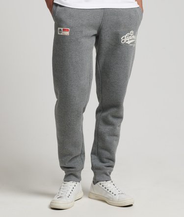 Vintage Script Style College Joggers Image 1