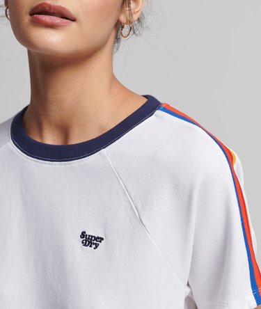 Gestreiftes Vintage Raglan T-Shirt aus Bio-Baumwolle Image 3