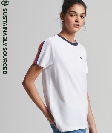Gestreiftes Vintage Raglan T-Shirt aus Bio-Baumwolle Image 1