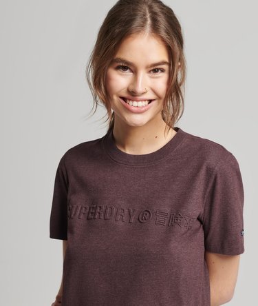 Camiseta jaspeada con logotipo Vintage Logo Corporate Image 1