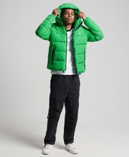 Sports Steppjacke mit Kapuze