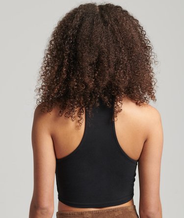 Vintage Collared Crop Top Image 3
