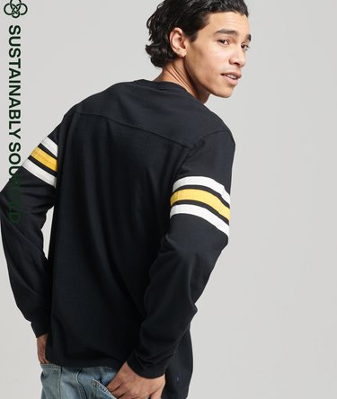 Maglia in cotone biologico Vintage Quarterback Image 1
