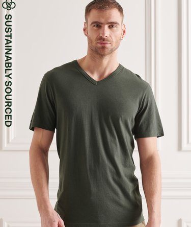 Leichtes Essential T-Shirt mit V-Ausschnitt Image 7